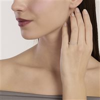 Anello Mabina Donna in Argento Diamante Lab Grown 0.018 Ct 523521-13 - 523521-13